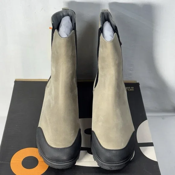 Bogs Holly Chelsea Leather Waterproof Women's Casual Boots, Taupe, Sz. 10 NEW - Picture 4 of 16